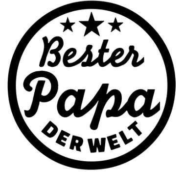 Wandtattoo Bester Papa der Welt - TenStickers