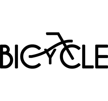 Wandtattoo Bicycle - TenStickers
