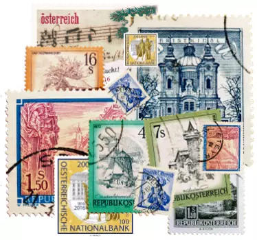 Wandtattoo Briefmarken Österreich - TenStickers