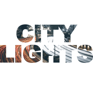 Wandtattoo City Lights - TenStickers