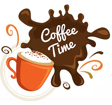 Wandtattoo Coffee Time - TenStickers