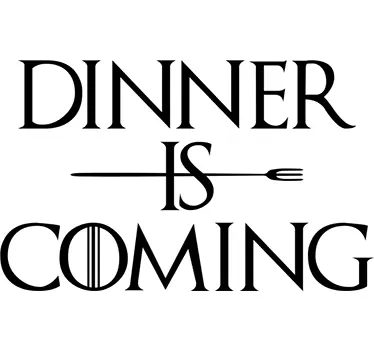 Wandtattoo Dinner is coming - TenStickers