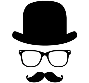 Wandtattoo Eleganter Gentleman - TenStickers