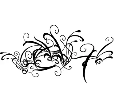 Wandtattoo filligranes Rankenmuster - TenStickers