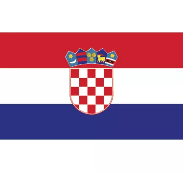 Wandtattoo Flagge Kroatien - TenStickers