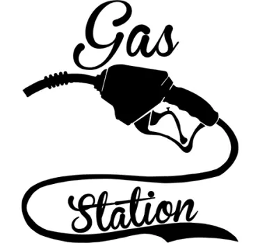 Wandtattoo Gas Station - TenStickers
