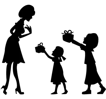Wandtattoo Geschenk für Mama - TenStickers