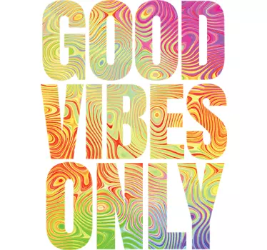 Wandtattoo Good Vibes Only - TenStickers