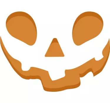 Autoaufkleber Halloween Kürbisgesicht - TenStickers