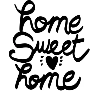 Wandtattoo home sweet home - TenStickers