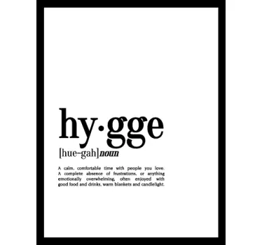 Wandtattoo Hygge Definition - TenStickers