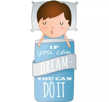 Wandtattoo If you can dream it zou can do it - TenStickers