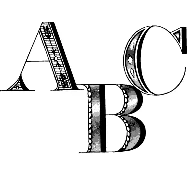 Wandtattoo Kinderzimmer ABC - TenStickers