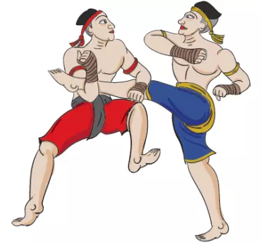 Wandtattoo Kinderzimmer Kampfsport - TenStickers