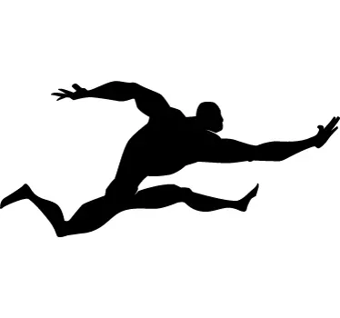 Wandtattoo Kinderzimmer muskulöser Sportler - TenStickers