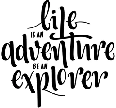 Wandtattoo Life is an Adventure - TenStickers