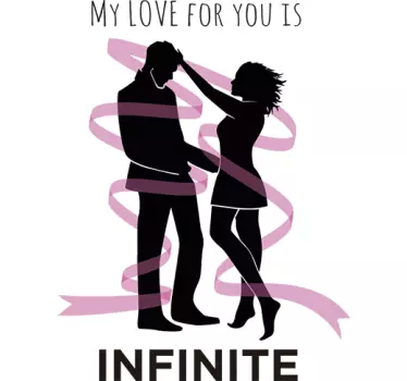 Wandtattoo Love is Infinite - TenStickers
