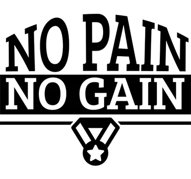 Wandtattoo No Pain No Gain - TenStickers