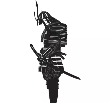 Wandtattoo Samurai-Krieger - TenStickers