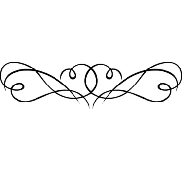 Wandtattoo Schlafzimmer filligranes Ornament - TenStickers
