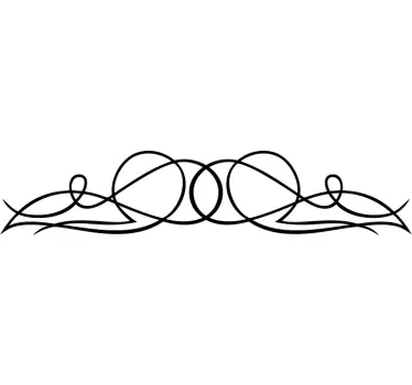 Wandtattoo Schlafzimmer Ornament - TenStickers