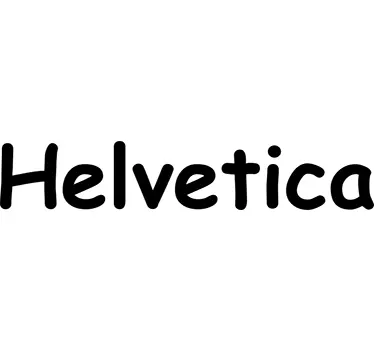 Wandspruch helvetica-schriftdarstellung - TenStickers