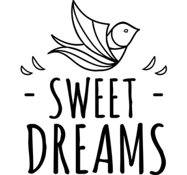 Wandtattoo Sweet Dreams - TenStickers