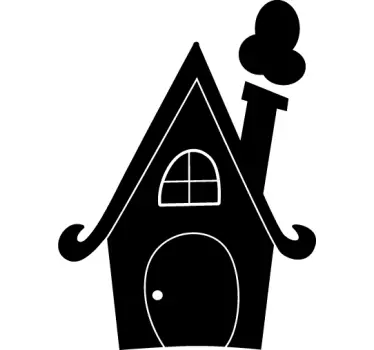 Wandtattoo Tafelfolie Haus - TenStickers