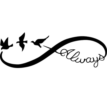 Wandtattoo Unendlich Always - TenStickers