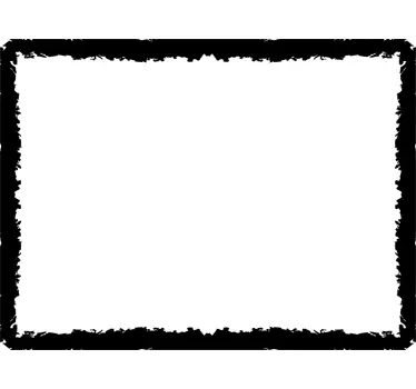 Wandtattoo viereckiger Bilderrahmen - TenStickers