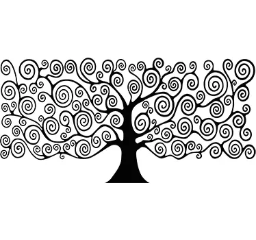 Wandtattoo Wald Baum des Lebens - TenStickers