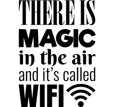 Wandtattoo Wifi Magic - TenStickers