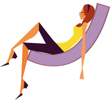 Wandtattoo Zeit zum chillen - TenStickers