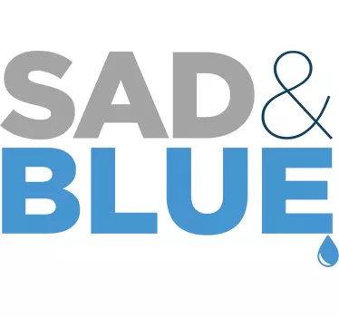 Wandtattoo zitat traurig und blau - TenStickers