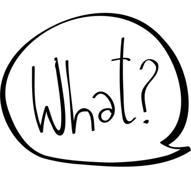 What Comic Aufkleber - TenStickers