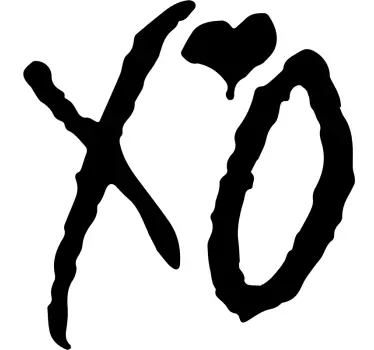 Xo weeknd Autoaufkleber - TenStickers