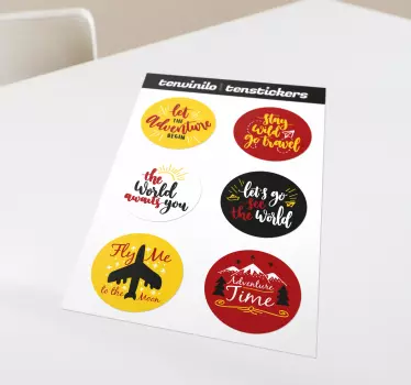 Folie Auto Reisende - TenStickers