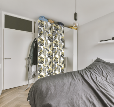 Klebefolie für Möbel elegante tropische Pflanzen - TenStickers