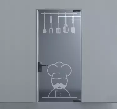Küchentüren glasaufkleber - TenStickers