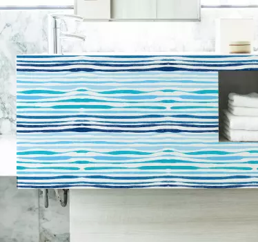 Möbelaufkleber Badezimmer Maritim - TenStickers