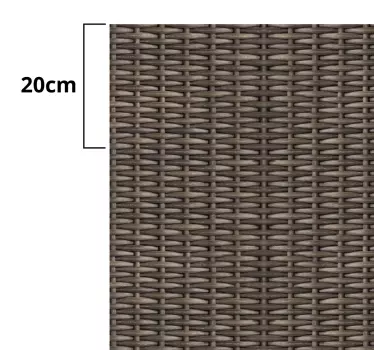 Geflochtenes Rattan Möbelfolie - TenStickers