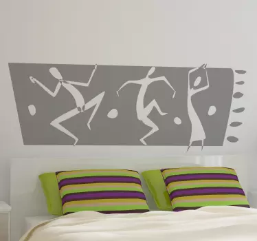 Afrikanische Figuren Aufkleber - TenStickers