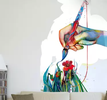 Wandtattoo Airbrush Kunst - TenStickers