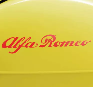 Autoaufkleber Alfa Romeo Schrift - TenStickers