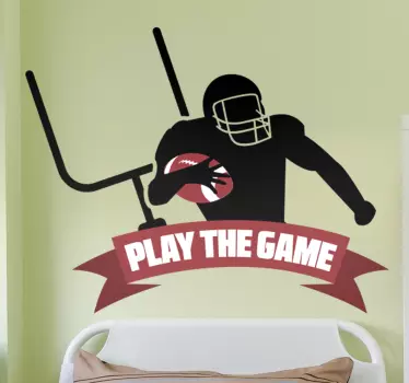 Wandtattoo Sport American Football Spieler NFL - TenStickers