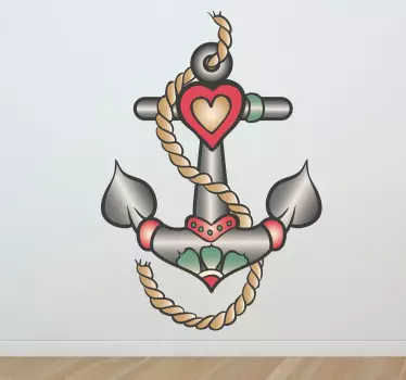 Anker Tattoo Aufkleber - TenStickers