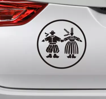 Aufkleber Auto Bretonisch - TenStickers