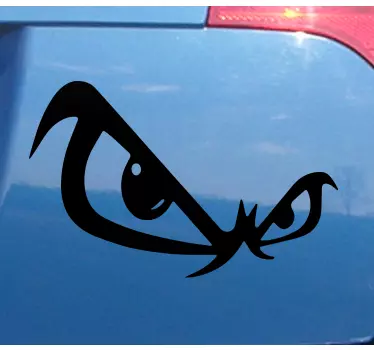 Aufkleber Auto Einfarbiges erschreckendes augendesign - TenStickers