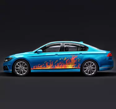 Autoaufkleber flammen - TenStickers