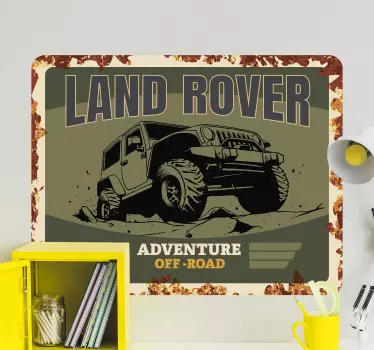 Aufkleber Auto Landrover - TenStickers